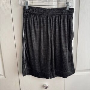 Tec One Black Gray Athletic Basketball Men's Shorts Size Medium Workout Gym